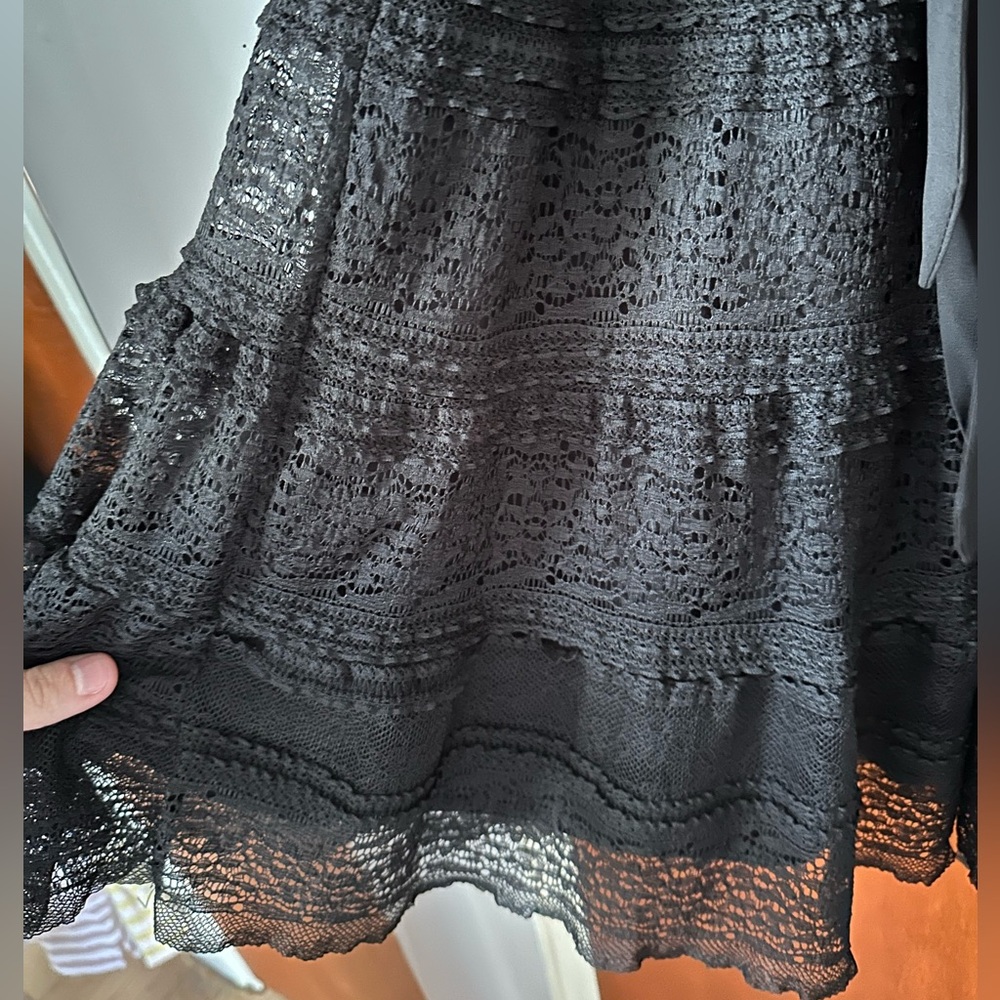 Rabbit Rabbit Rabbit Elegant Black Lace Dress - Picture 4 of 7